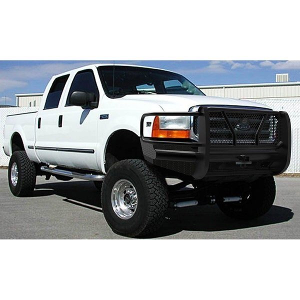 99-07 F250/F350 SUPER DUTY HD FRONT BUMPER REPLACEMENT BLACK, Steelcraft Automotive, Mfr#: HD11300R