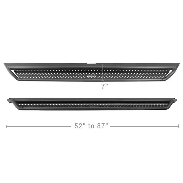 19-C SILVERADO 1500 CREW CAB DOMINATOR D1 SIDE STEPS BLACK, Go Rhino, Mfr#: D14053T
