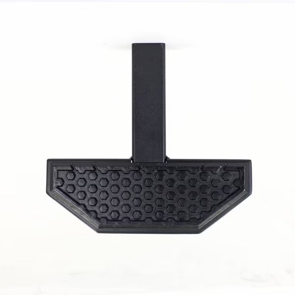 2IN HITCH RECEIVERS UNIVERSAL HITCH STEP WITH HEX PATTERN STEP PAD BLACK, Go Rhino, Mfr#: HS3012T