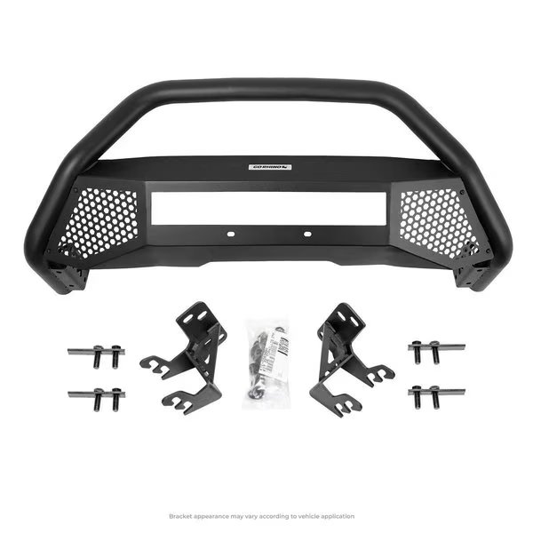 16-C 4RUNNER RC4 SKID PLATE BULL BAR FRAME W/ MOUNT BRACKETS-LIGHT READY TXT BLK, Go Rhino, Mfr#: 545660T