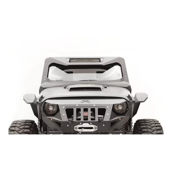 07-17 JEEP JK FRONT VICOWL 20IN INSERT MATTE BLACK, Fab Fours, Mfr#: JK3022-1