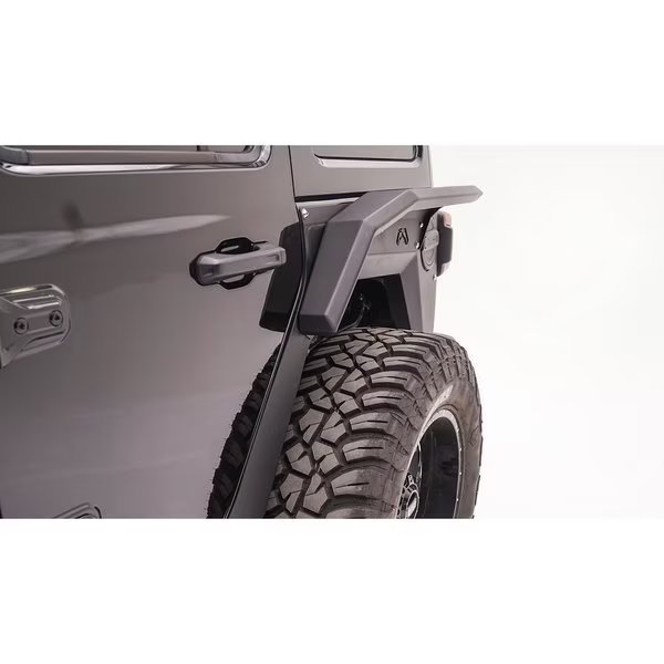07-17 JEEP UNLIMITED REAR FENDER FLARE MATTE BLACK, Fab Fours, Mfr#: JK1005-1
