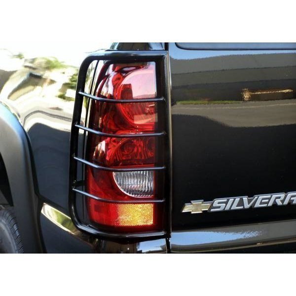 99-07 GM SILVERADO/SIERRA BLACK TAIL LIGHT GUARDS, Steelcraft Automotive, Mfr#: 30210