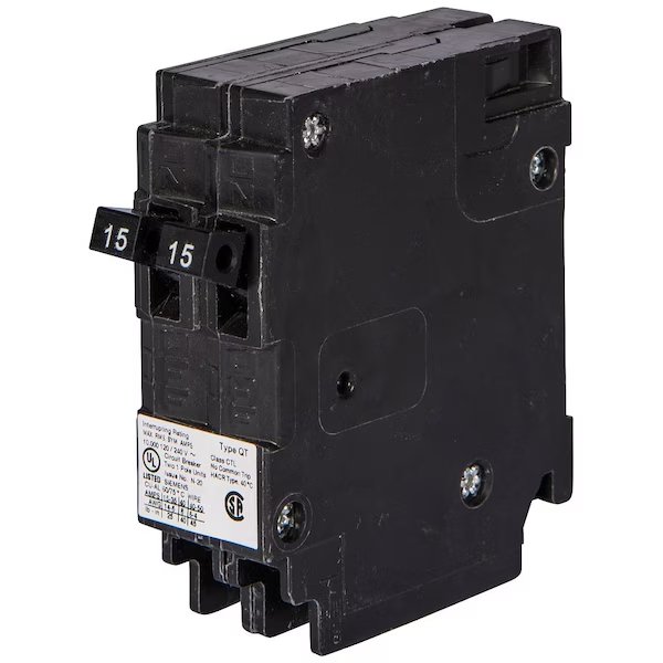 SIEMENS CIRCUIT BREAKER TYPE QT. TWIN POLE 30A/20A, Ap Products, Mfr#: ITEQ3020