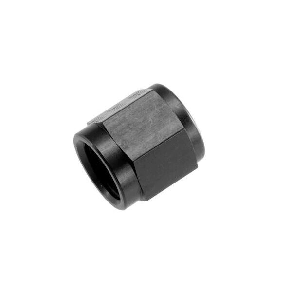 -06 AN/JIC ALUMINUM TUBE NUT 9/16" X 18 - BLACK - 2/PKG, Red Horse Performance, Mfr#: 818-06-2