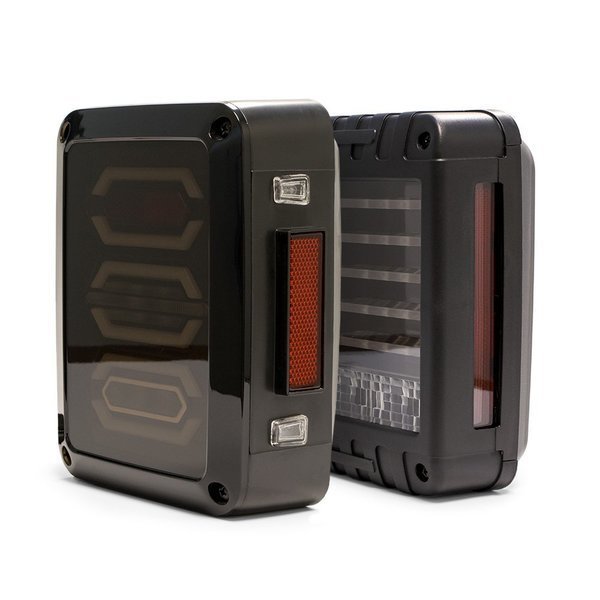JEEP JK OCTAGON LED TAIL LIGHT 07-18 WRANGLER JK, Dv8 Offroad, Mfr#: TLJK-02