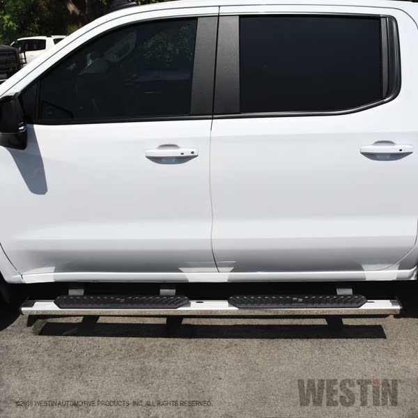 19-C SILVERADO/SIERRA 1500 CREW CAB STAINLESS STEEL R5 NERF BARS, Westin Automotive, Mfr#: 28-51270