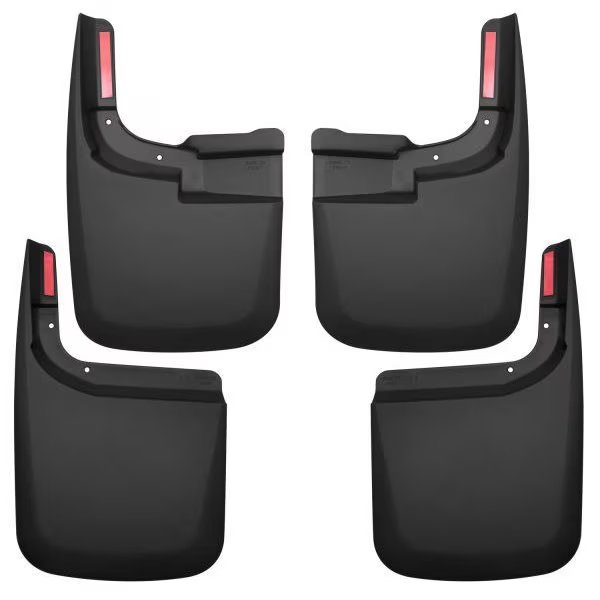 17-C F250/F350 SUPER DUTY FRONT AND REAR CUSTOM W/O FLARES MUD GUARD S, Husky Liner, Mfr#: 58466