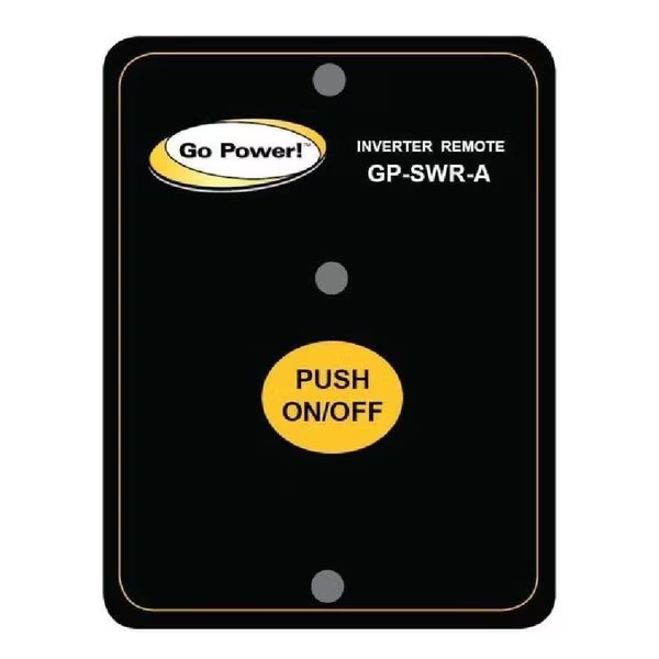 GP-SWR-A, PURE SINE INVERTER REMOTE 700-3000 WATTS, Go Power!, Mfr#: 66886