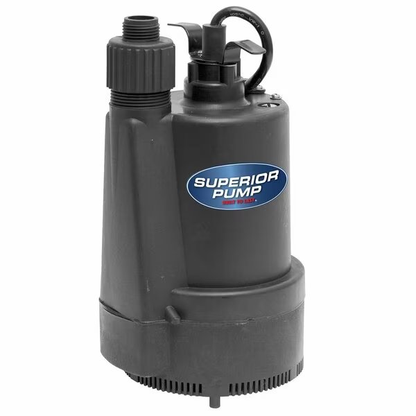 1/3 HP Plastic Utility Pump, Superior, Mfr#: 91330