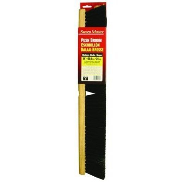 BROOM PUSH BLACK POLYSTAR 24", S.M. Arnold, Mfr#: AR92-132