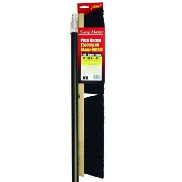 PUSH BROOM HEAD & HANDLE 24" UNASSEMBLED, S.M. Arnold, Mfr#: AR92-222