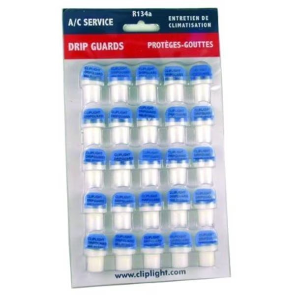 DRIP GUARDS R-134A(25 PER CARD), Cliplight Manufacturing Co, Mfr#: CU96625