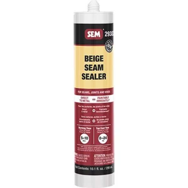 SEAM SEALER - BEIGE & PLASTIC TIP, Sem Products, Mfr#: SE29382