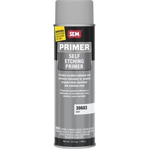 SELF-ETCHING PRIMER GRAY AEROSOL, Sem Products, Mfr#: SE39683