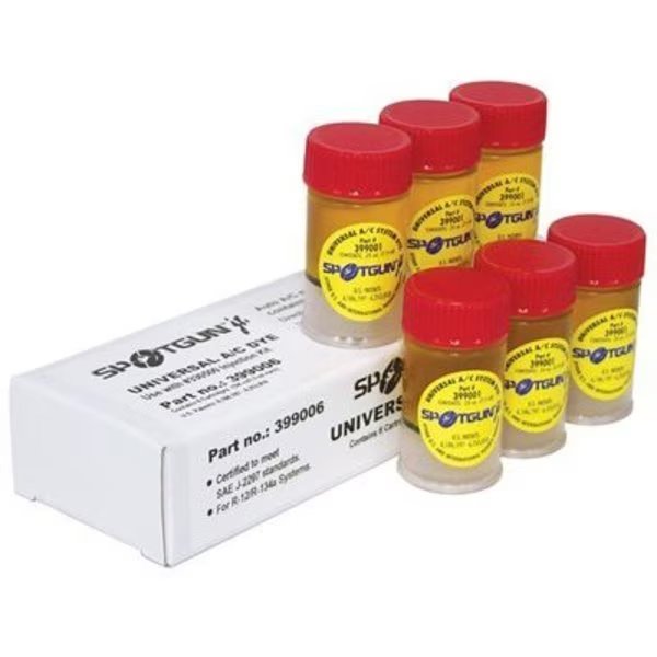 A/C DYE CARTRIDGE 1/4oz/7.5ml (BX OF 6), U-View Ultraviolet Systems, Mfr#: UV399006