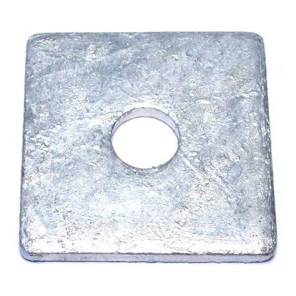 Square Washer, Fits Bolt Size 5/8 in Steel, Galvanized Finish, 127 PK, Midwest Fastener, Mfr#: 09753