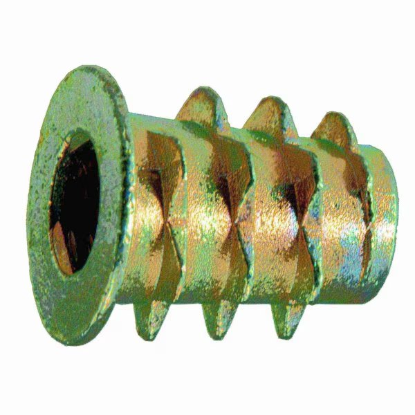 Hex Drive Threaded Insert, M5-0.80 Int Thrd Sz, 13 mm L, Zinc Alloy, 10 PK, Midwest Fastener, Mfr#: 32763