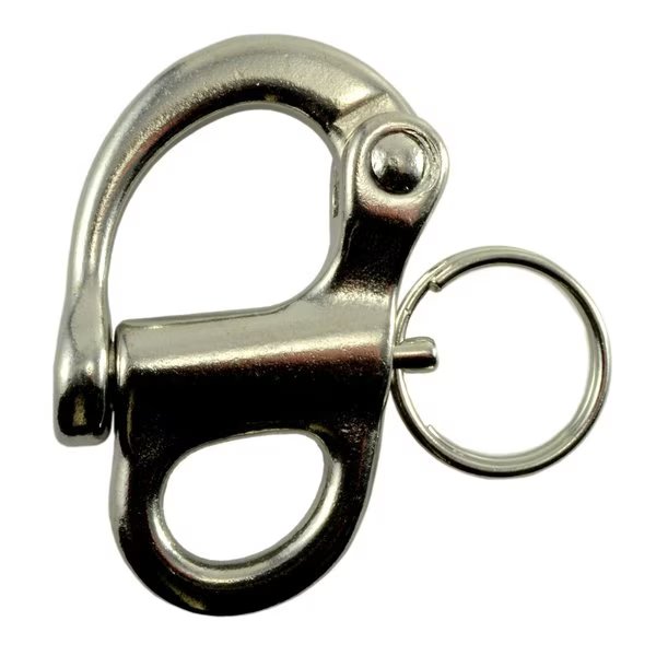 1/2" x 3/8" 316 Stainless Steel Fixed Snap Hook Shackles 2PK, Midwest Fastener, Mfr#: 35781