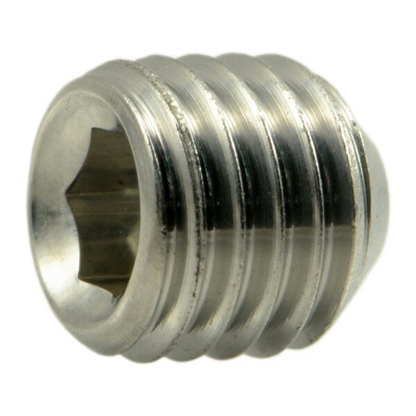 1/4"-28 x 1/4" 18-8 Stainless Steel Fine Thread Hex Socket Headless Set Screws 24 24PK, Midwest Fastener, Mfr#: 38927