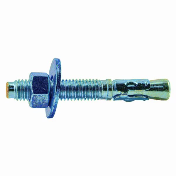 Torquemaster Wedge Anchor, 3-3/4" L, Steel Blue Ruspert, 25 PK, Torquemaster, Mfr#: 51803