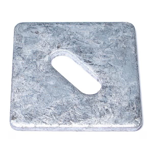 Square Washer, Fits Bolt Size 1/2 in Steel, Galvanized Finish, 16 PK, Midwest Fastener, Mfr#: 53288