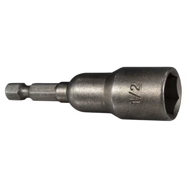 1/4" 1/2" Long Magnetic Nutsetter Bits 5PK, Midwest Fastener, Mfr#: 54062