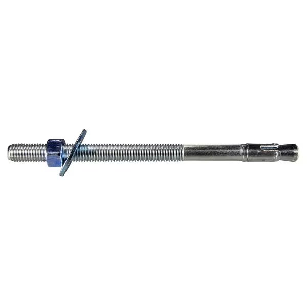 Torquemaster Wedge Anchor, 10" L, Steel Zinc Plated, 10 PK, Torquemaster, Mfr#: 55228