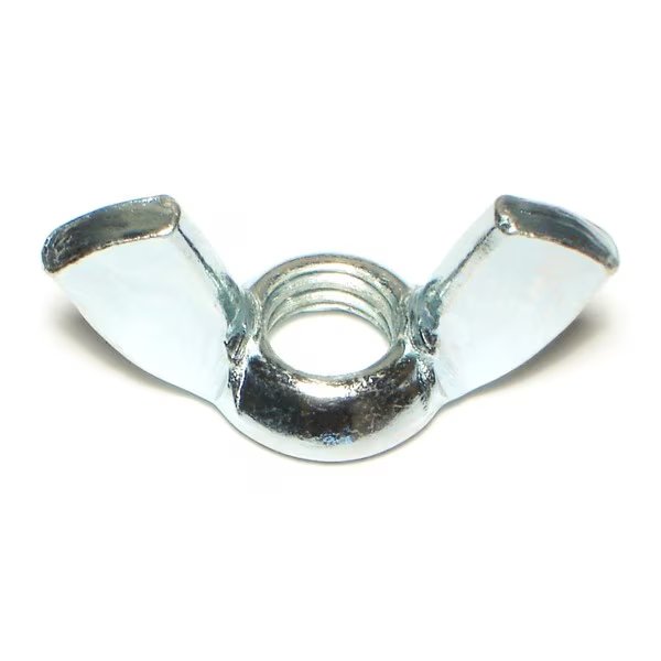Wing Nut, 3/8"-16, Steel, Zinc Plated, 10 PK, Midwest Fastener, Mfr#: 60646