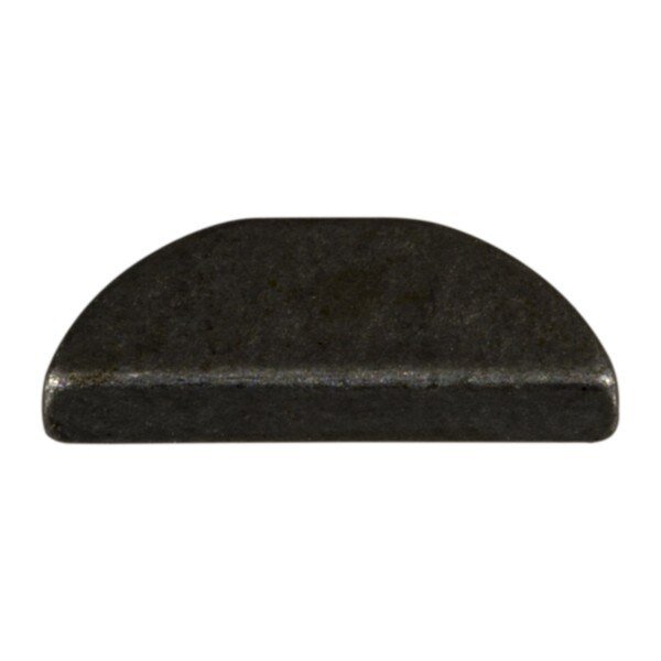 Woodruff Key, 3/32 x 1/2 in Key Size, 2 SAE Number, Steel Zinc, 30 PK, Midwest Fastener, Mfr#: 60922