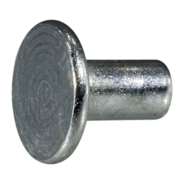 Tinner Rivet, Flat Head, 5/16" Dia., Steel Body, 150 PK, Midwest Fastener, Mfr#: 62205