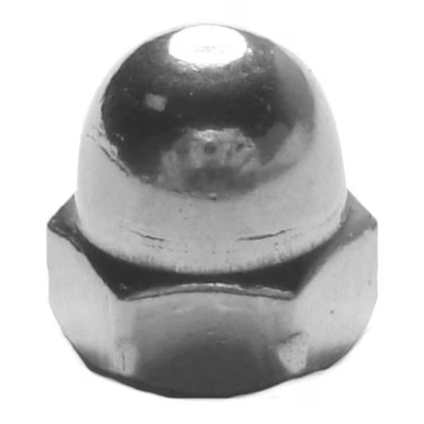 Acorn Nut, #10-32, 18-8 Stainless Steel, 8 PK, Midwest Fastener, Mfr#: 67908