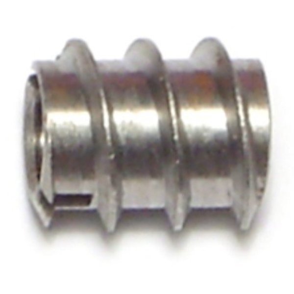 Knife Thread Insert, 1/4"-20 Int Thrd Sz, 1/2 in L, Steel, Plain, 20 PK, Midwest Fastener, Mfr#: 68642
