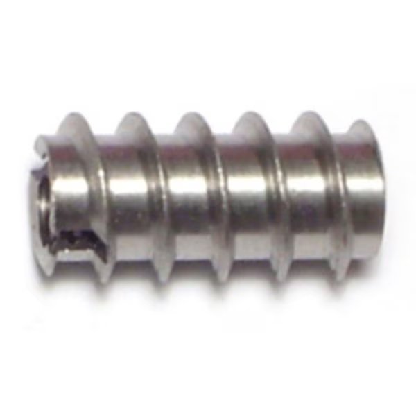 Knife Thread Insert, 1/4"-20 Int Thrd Sz, 3/4 in L, Steel, Plain, 20 PK, Midwest Fastener, Mfr#: 68643