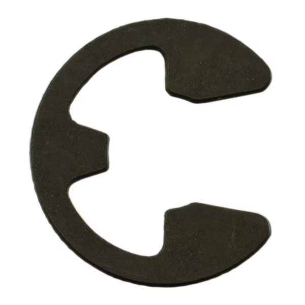 External-E Retaining Ring, Steel Black Phosphate Finish, 7/32 in Shaft Dia, 20 PK, Midwest Fastener, Mfr#: 70688