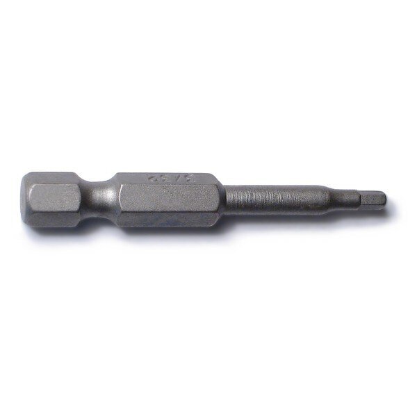 1/4" x 2" 3/32" Hex Socket Power Bits 3PK, Midwest Fastener, Mfr#: 72423