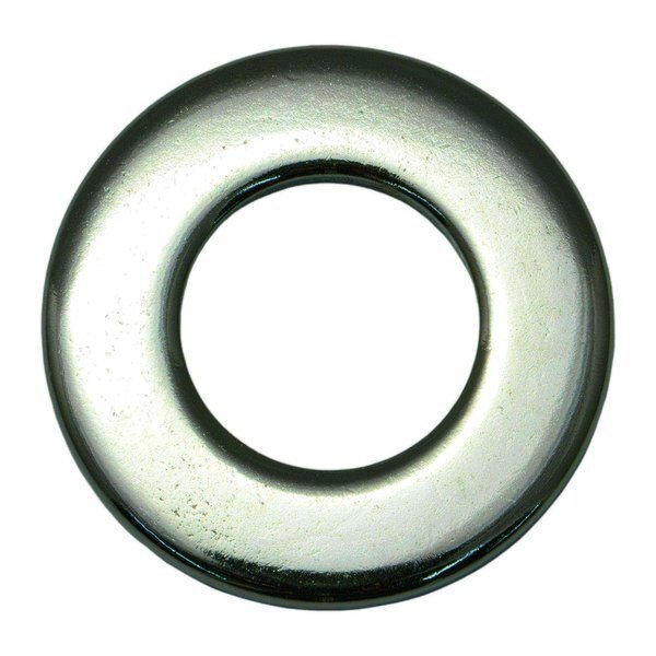 Flat Washer, For Screw Size 9/16" , Steel Chrome Plated Finish, 10 PK, Midwest Fastener, Mfr#: 74356