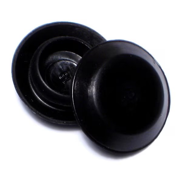 7/16" Black Plastic Flush Head Sheet Metal Plugs 15PK, Midwest Fastener, Mfr#: 75902