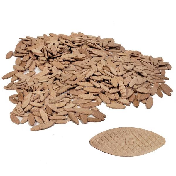 Biscuits #10, 1,000pcs. For use in Wood Joining, Woodworking, and Crafting, Milescraft, Mfr#: 5435