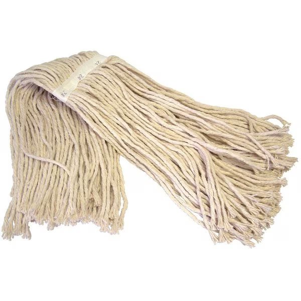 Cotton Mop Head, 24 Oz, 12PK, The Brush Man, Mfr#: MOP C24