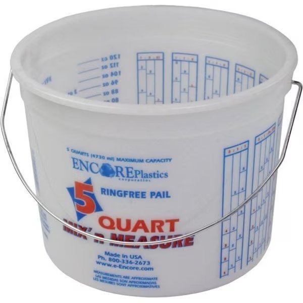 5-Quart Multi-Mix Container With Handle, 24PK, The Brush Man, Mfr#: PAIL-5 QT W/HDL