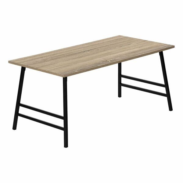 Coffee Table, Accent, Cocktail, Rectangular, Living Room, 40 in.L, Brown Laminate, Black Metal, Monarch Specialties, Mfr#: I 3792