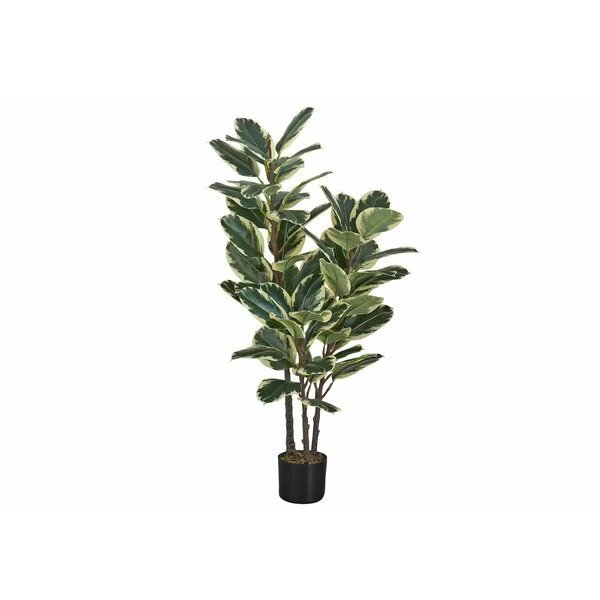 Artificial Plant, 47" Tall, Oak Tree, Indoor, Faux, Fake, Floor, Greenery, Potted, Real Touch, Monarch Specialties, Mfr#: I 9544