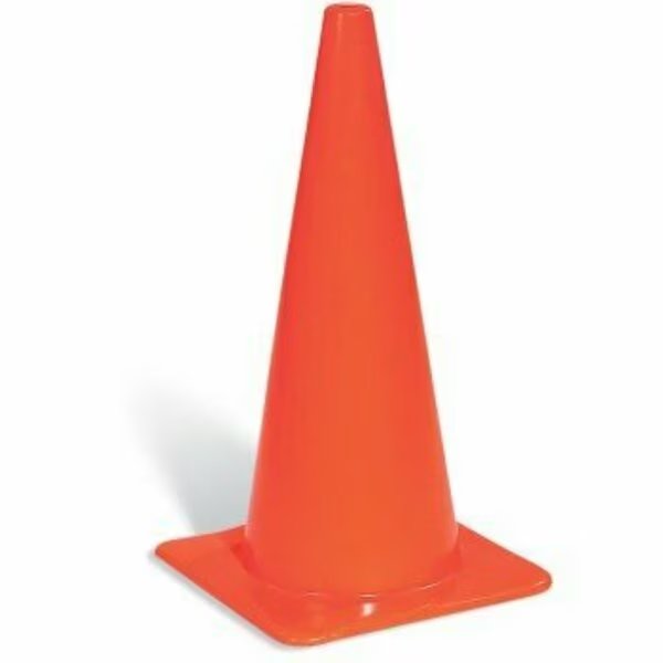 Orange Traffic Cone 15" L x 15" W x 28" H, Tapco, Mfr#: PLS1083