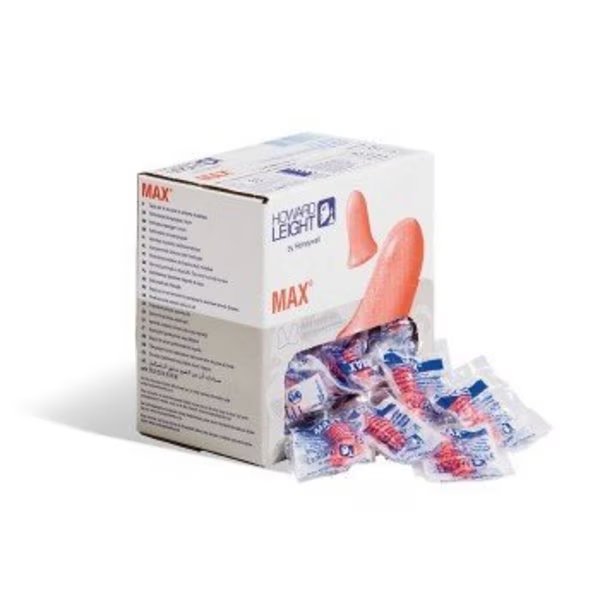 MAX Ear Plugs, 200PK, Honeywell Howard Leight, Mfr#: HNG207