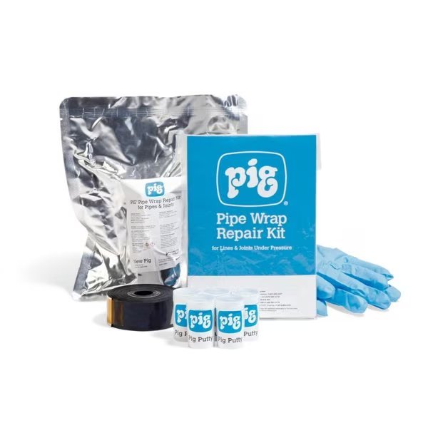 PIG Pipe Wrap Repair Kit for Lines & Joints Under Pressure /box, Pig, Mfr#: PTY125
