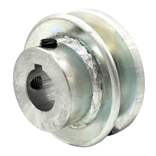 V-Groove Drive Pulley - 2.5'' Dia. - 3/4'' Bore - Steel, Terre Products, Mfr#: 125034