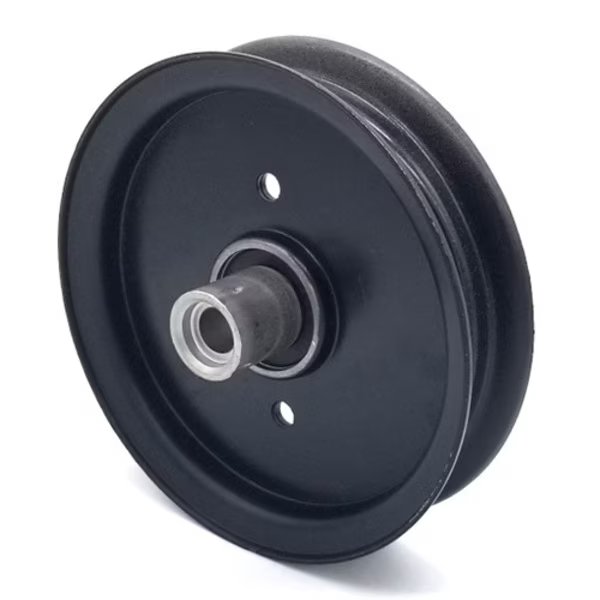 Hustler 604231 Flat Idler Pulley - 5'' Flat Dia. - 1/2'' Bore - Steel, Terre Products, Mfr#: 31500075P