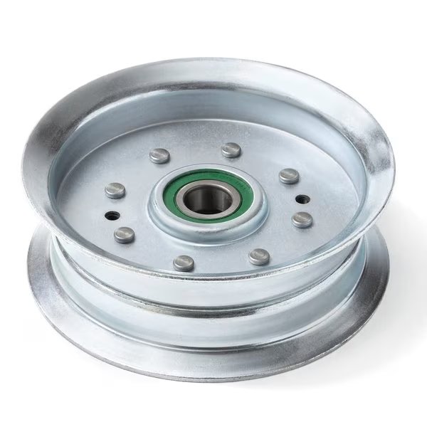 John Deere GY22082 GY20629 Flat Idler Pulley - 4.5'' Flat Dia. - 17mm Bore - Steel, Terre Products, Mfr#: 31450122
