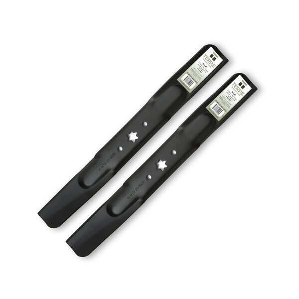 3-Pack Medium Lift Lawn Mower Blades for a 62 Inch Mower Deck, 2PK, T Terre, Mfr#: 41-MTD-21-0022-QTY2